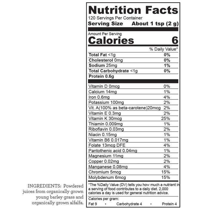 Hallelujah Diet Organic BarleyMax - Barley Grass Juice and Alfalfa Juice Powder, Vegan Formula, Plant-Based Dietary Supplement, Health Food Products, Original, 8.5 Ounce Bottle (60 Day Supply)