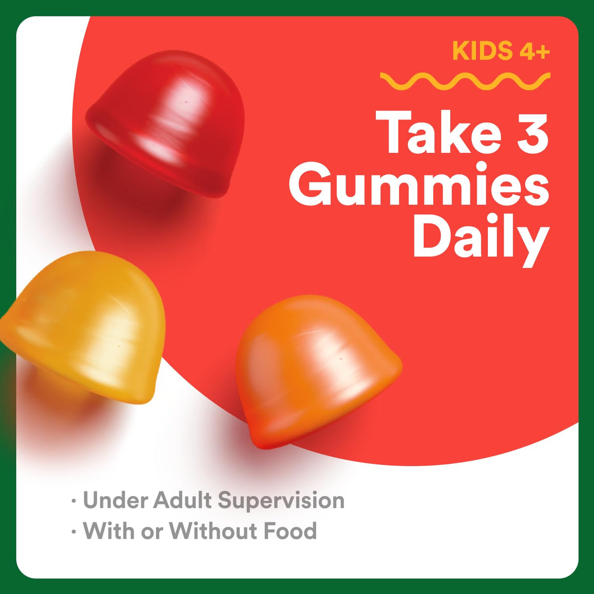 SmartyPants Kids Multivitamin & Fiber Gummies: Prebiotic Fiber to Support Kids Digestion with Vitamin D3, C, Vitamin B12, B6, A, Zinc, Biotin, Folate, Three Fruit Flavors, 120 Count (40 Day Supply)