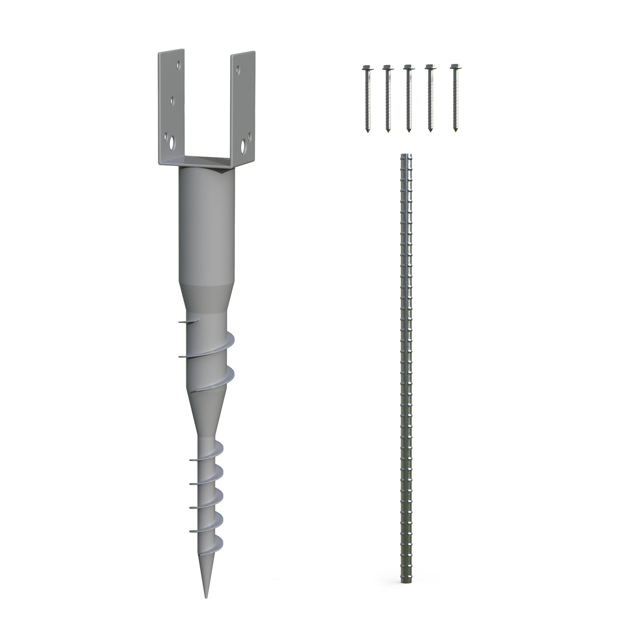 Mayne No-Dig Ground Anchor, 4x4 Post Anchor for Mailbox & Lamp Post