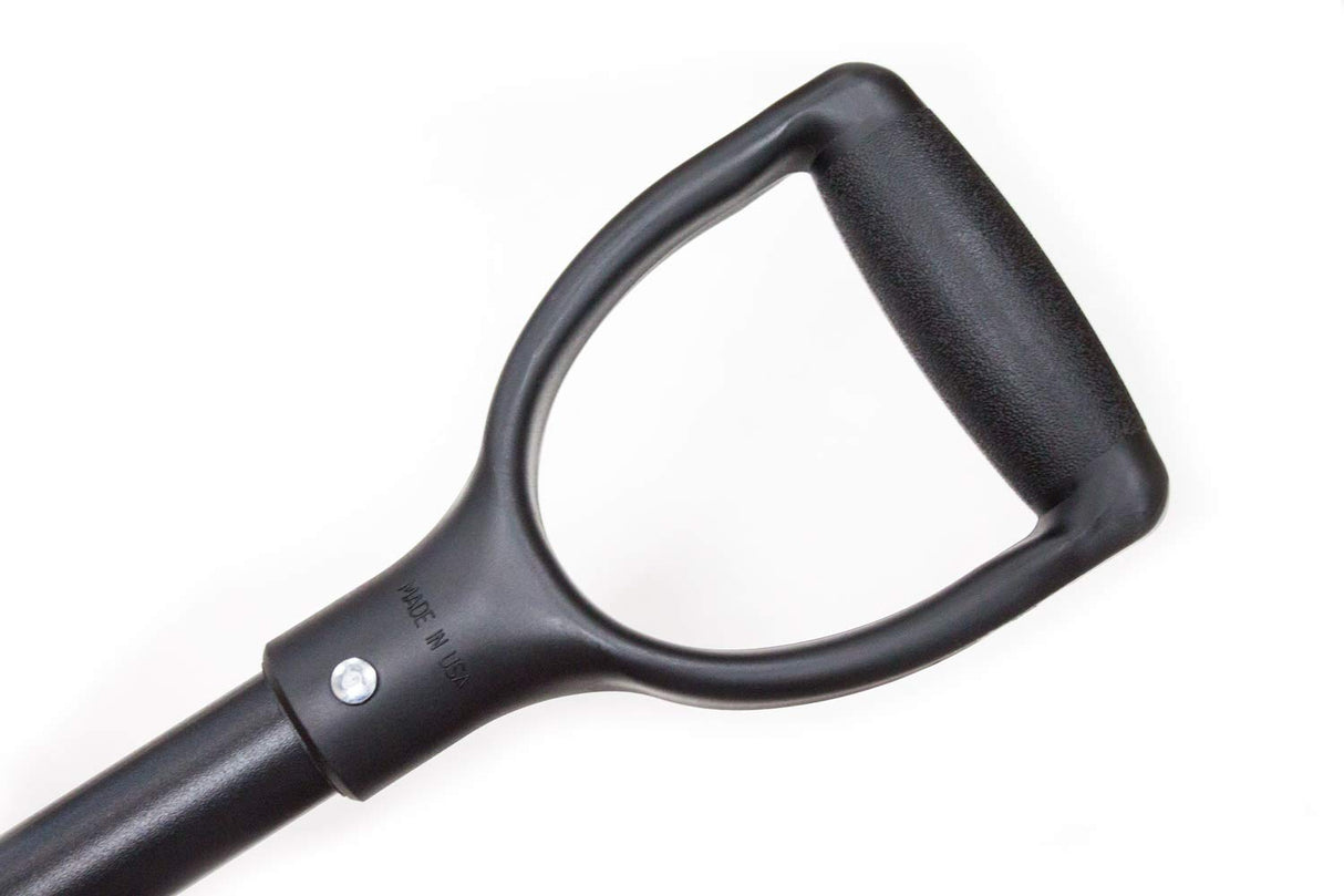 Bully Tools 14-Gauge Steel Trunk 33" Shovel with Poly-D Grip, Short Handle