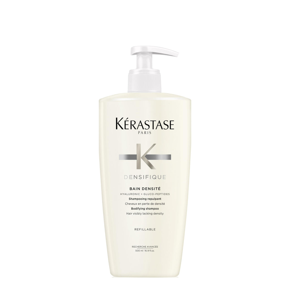 Kerastase Densifique Densité Shampoo - Thickening & Strengthening Shampoo, Removes Build-Up & Adds Shine, With Hyaluronic Acid, For Fine, Thin & Thinning Hair, 16.9 Fl Oz