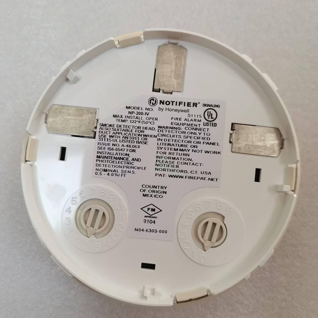 New Notifier NP-200-IV Detector NP 200 IV