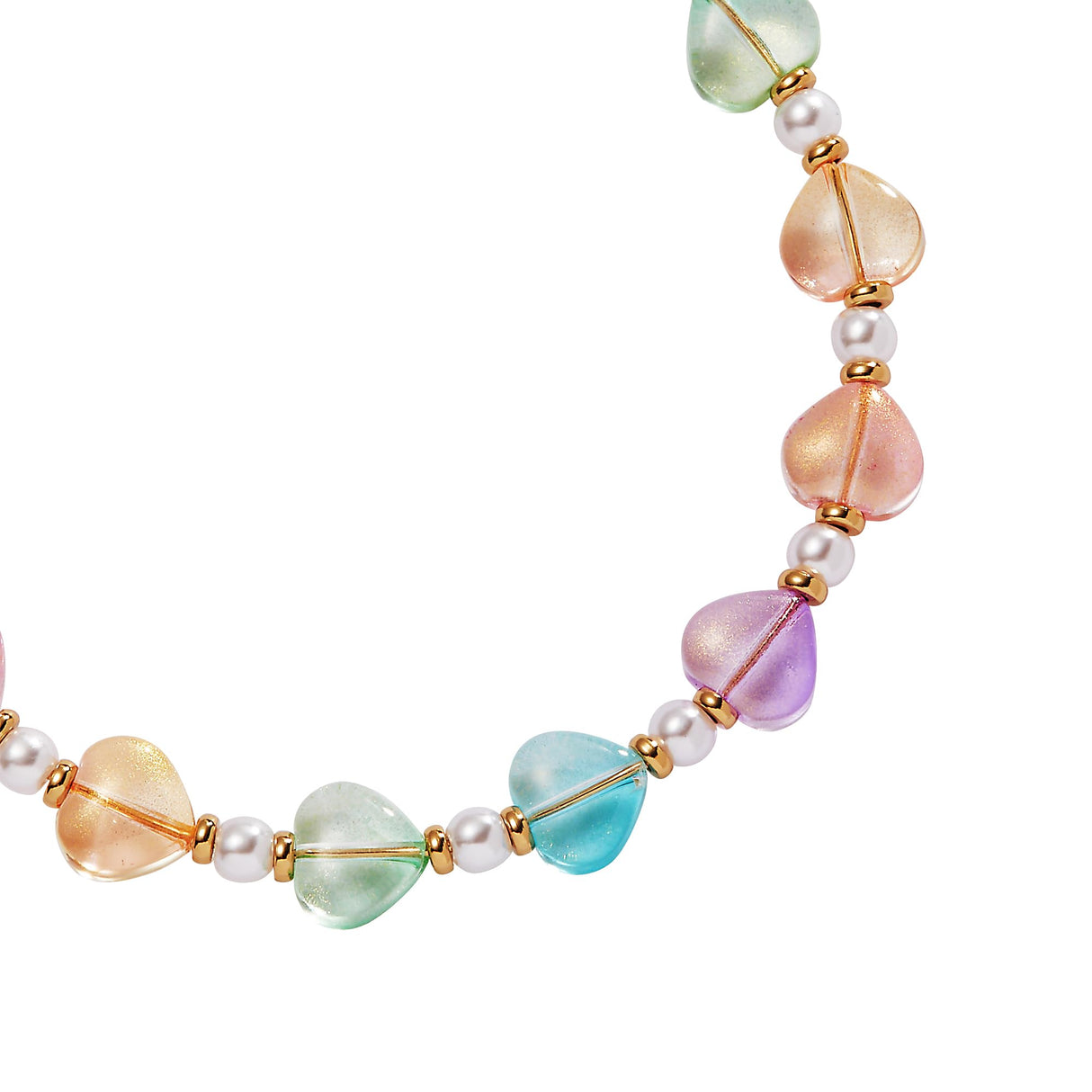 Alex and Ani Colorful Heart Beaded Bangle