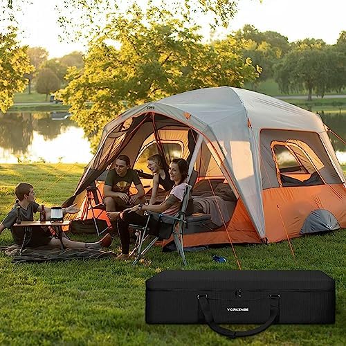 Camping Chair Replacement Bag, 42 Inch Extra Large Zippered Cot Bag, Waterproof Foldable Carrying Case with Handle Strap, Large Mouth fits Most Cots & Chairs for Travel Outdoor