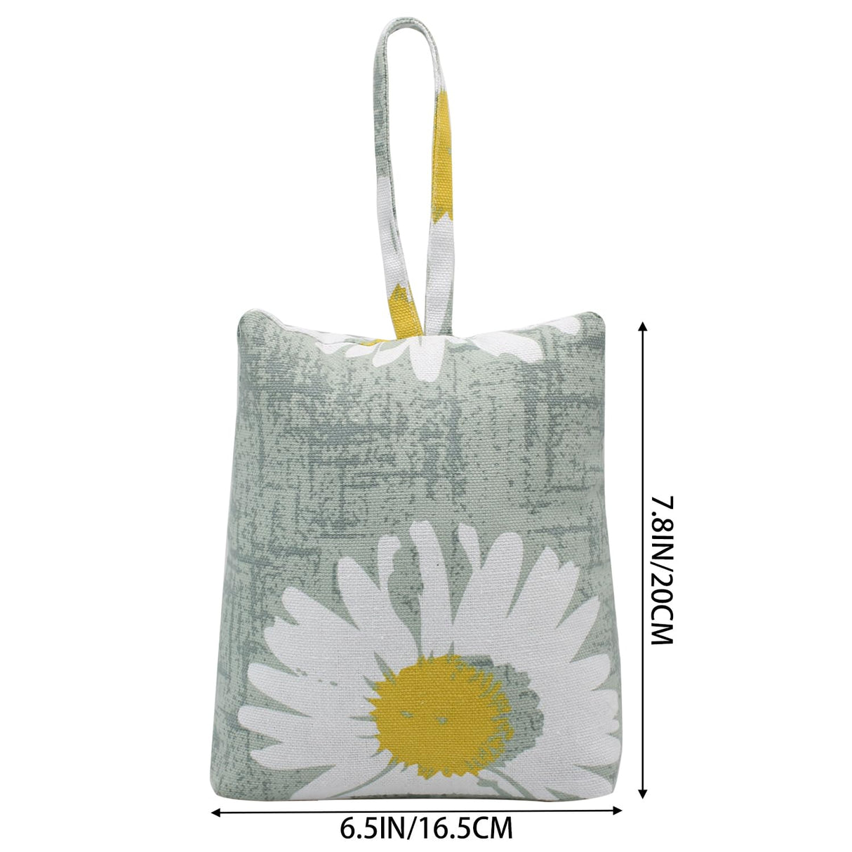 CERAYOU Cute Decorative Weighted Door Stopper, Trapezium Fabric Door Stop with Handle Heavy Duty Door Floor Stop for Home Office Bedroom Living Room