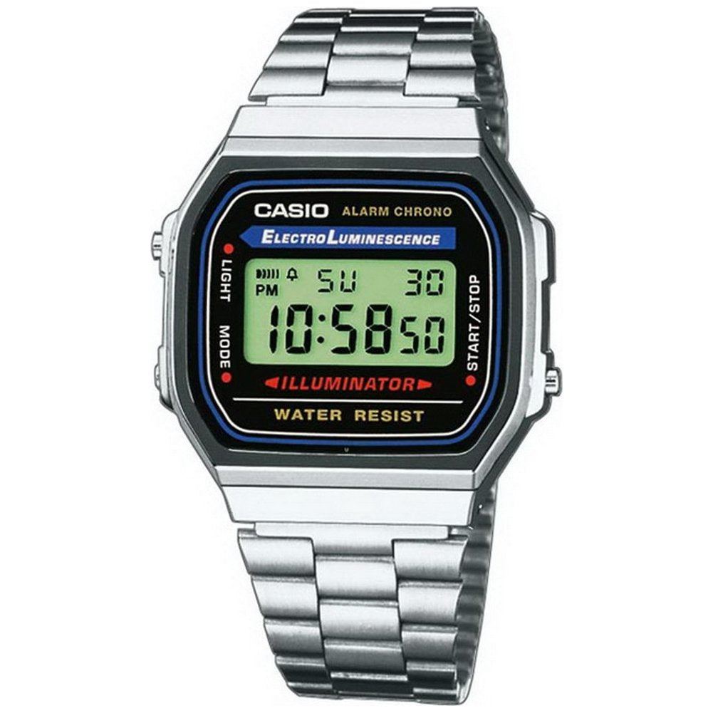 Casio Men's Vintage A168WA-1 Electro Luminescence Watch
