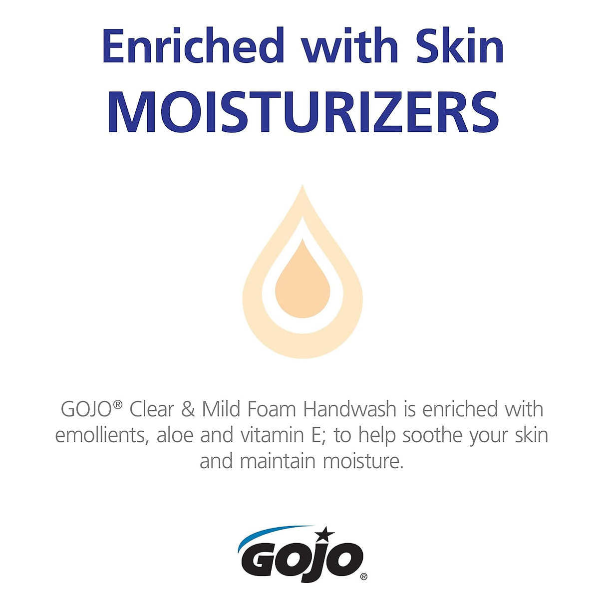 GOJO Clear & Mild Foam Handwash, EcoLogo Certified, 1200 mL Foam Hand Soap Refill LTX-12 Touch-Free Dispenser (Pack of 2) - 1911-02