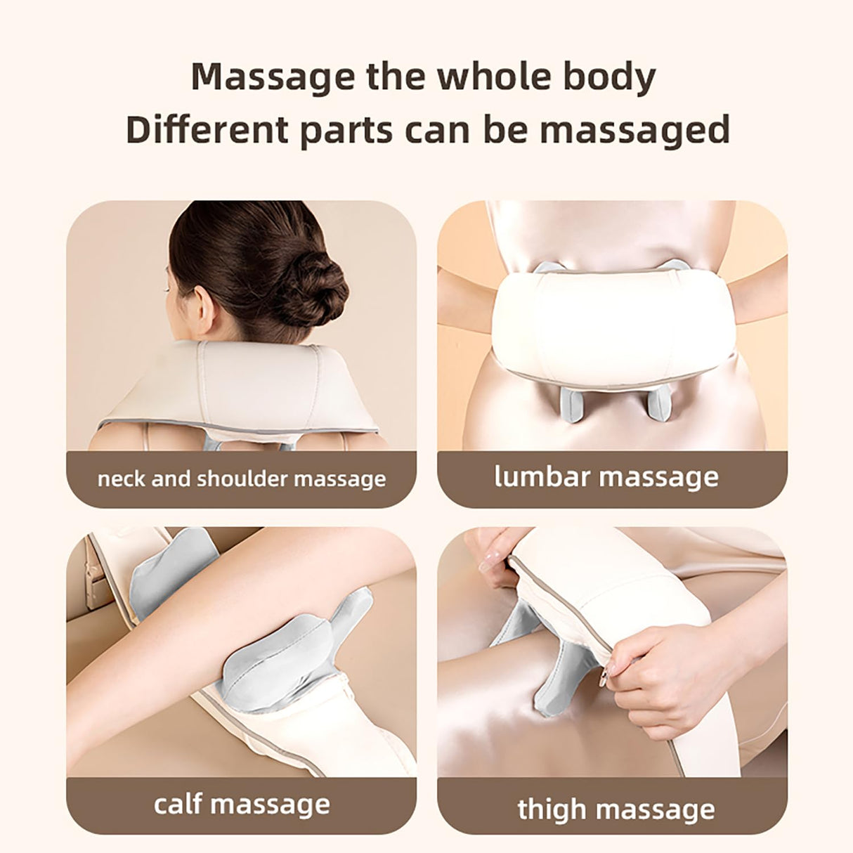 ACKIND Neck Massager with Heat, Shiatsu Shoulder Massage, Electric Acupressure Neck Massager Best Gift for Parents/Elders/Health/Women/Men Deep Kneading Massage Like Human to Free Your Hand