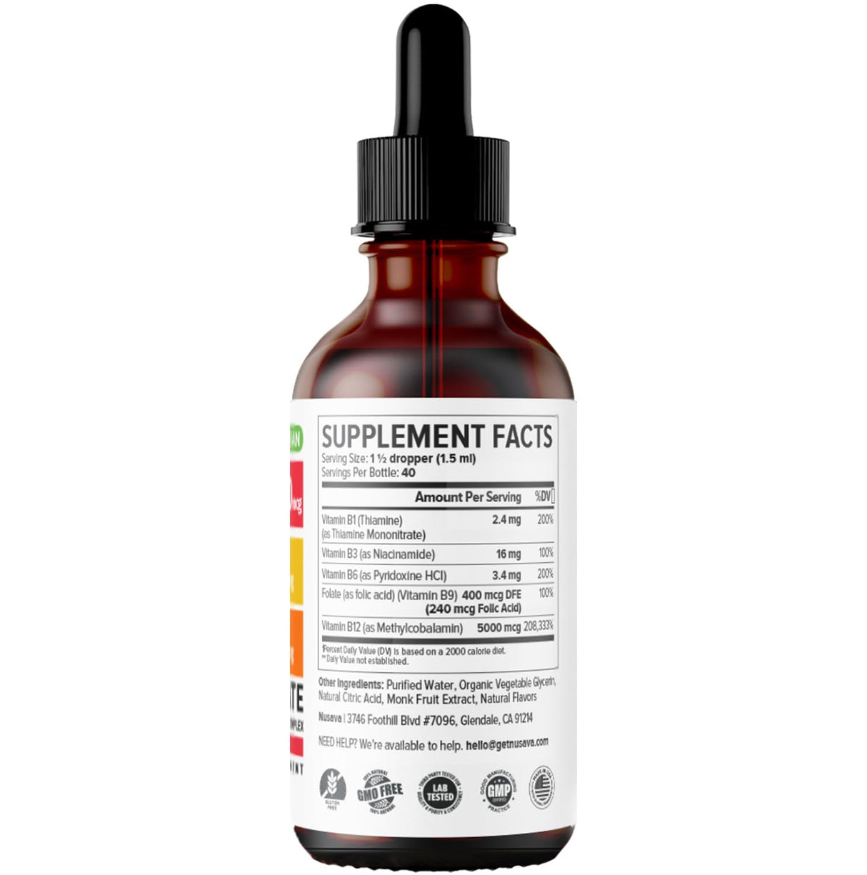 (4 Pack) Vitamin B12 and B6 Liquid Drops, B12 Sublingual Vitamin B Complex - B 12 Vitamin 5000mcg - B12 Methylcobalamin for Energy, Brain, and Heart Support with 27,200 mcg, Raspberry, 80 Servings