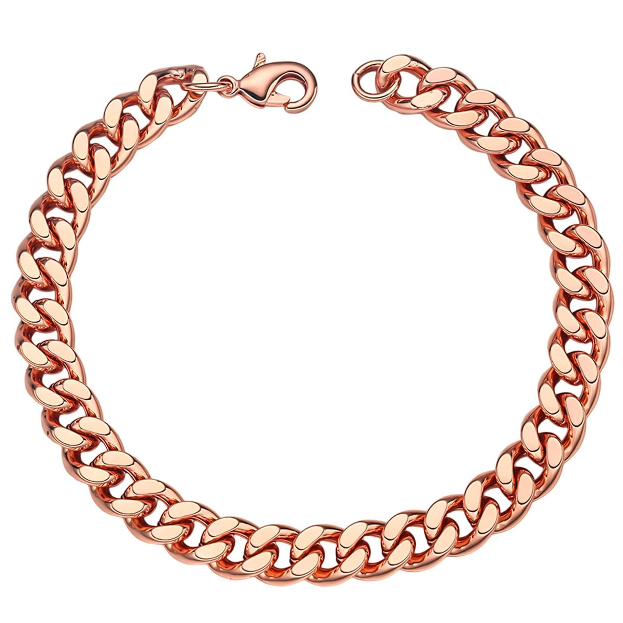 Heavenly Metals Copper Bracelet for Men & Women β 99.9% Pure Copper Cuban Link Chain β 5mm, 7mm, 9mm, 12mm Width β 6.5" to 9" Length β Gift Box Included β USA Brand