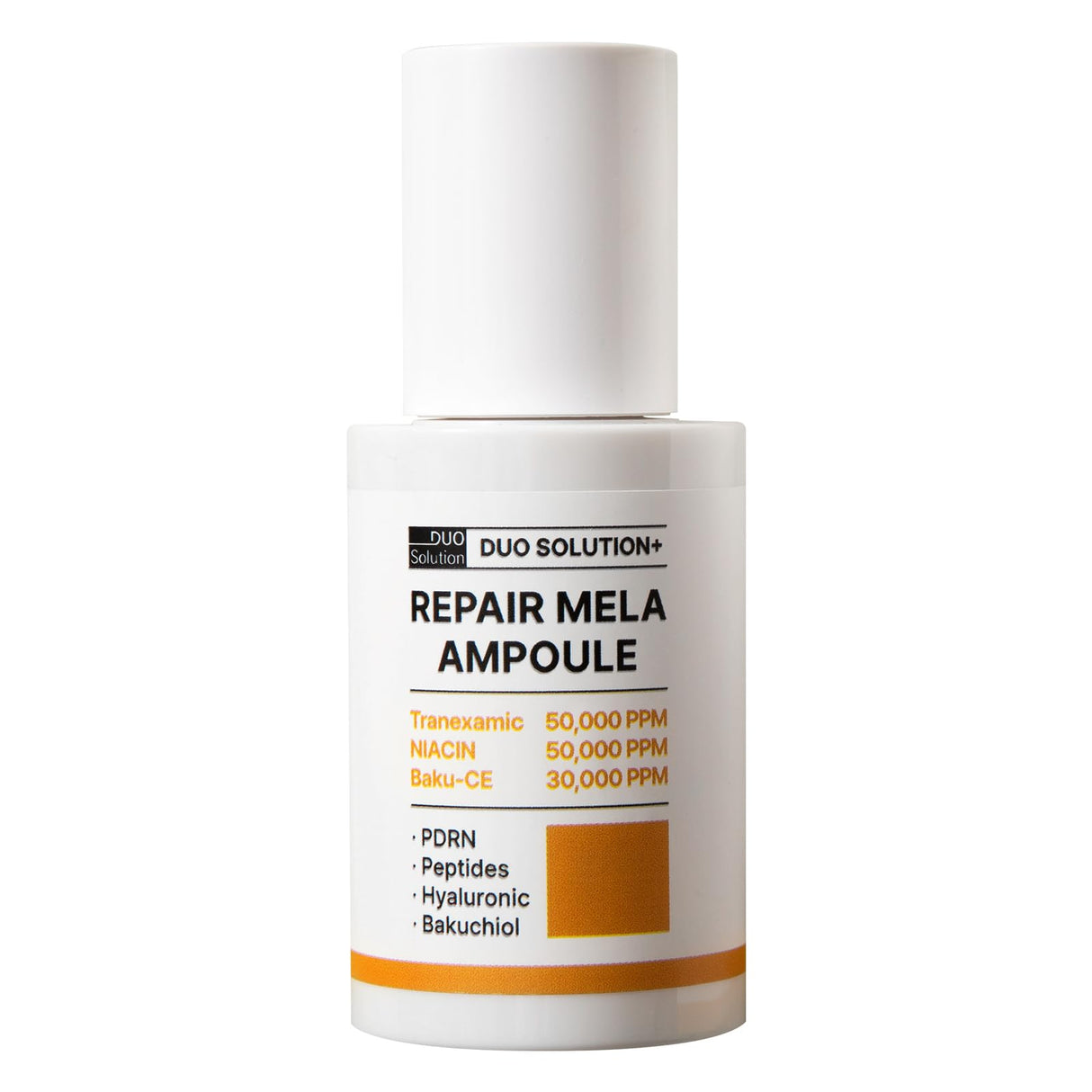 Duo Solution Repair Mela Ampoule - Tranexamic acid, Niacinamade, Bakuchiol, PDRN, Peptides, Hyaluronic