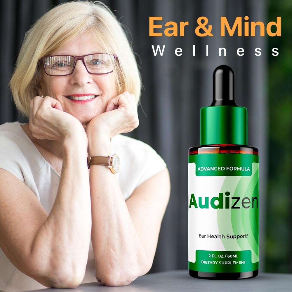 (5 Pack) Audizen liquid Droppers – Audizen Hearing & Ear Health Support Drops – Audizen Tinnitus Relief Premium Drops Formula for Overall Daily Wellness - Audi Zen Droppers Reviews (10 Oz/300ml)