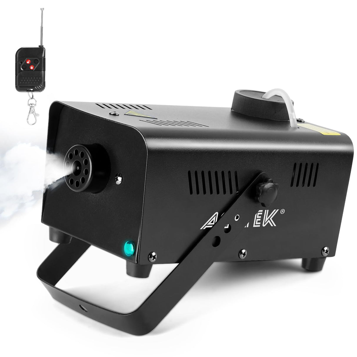 AGPTEK Fog Machine, 500W Smoke Machine with Wireless Remote & Automatic Spray Function, Great for Halloween, Christmas, Wedding, Parties, DJ Performance & Stage Show
