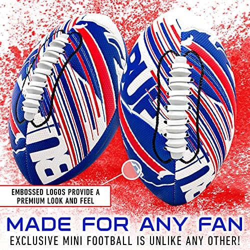 Franklin Sports NFL Team Mini Footballs - Youth 8.5" Official NFL Licensed Football + Air Pump Set