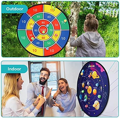 BooTaa 29" Large Dart Board for Kids, Kids Dart Board with Sticky Balls, Boys Toys, Indoor/Sport Outdoor Fun Party Play Game Toys, Birthday Gifts for 3 4 5 6 7 8 9 10 11 12 Year Old Boys Girls