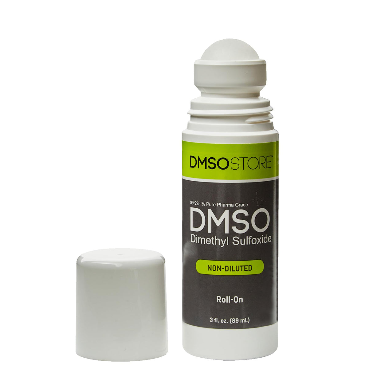 DMSO 3 oz. Roll on 8 Bottle Special Non-diluted 99.995% Low Odor Pharma Grade Liquid in a BPA Free Container
