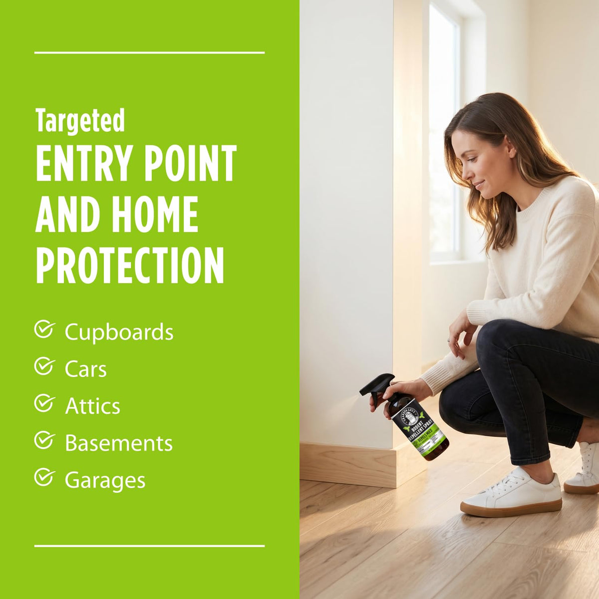 Grandpa Gus's Rodent Repellent Spray, Natural Peppermint Oil, 16 Fl Oz