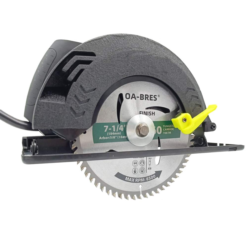 3Pack Combo 7-1/4 Inch Circular Saw Blades with 5/8" Arbor, TCT ATB 24T Framing, 40T Crosscutting, 60T Finish Saw Blade for Various Wood Cutting