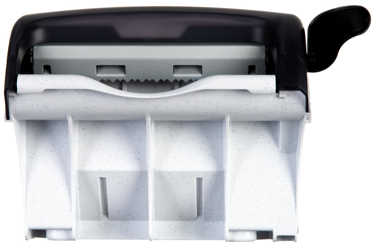 San Jamar Classic Element Paper Towel Dispenser Wall-Mounted Commercial Roll Dispenser, Fits All Core Sizes with Lever for Bathroom, Kitchens, and Restaurants, Plastic, Universal Paper, Black Pearl