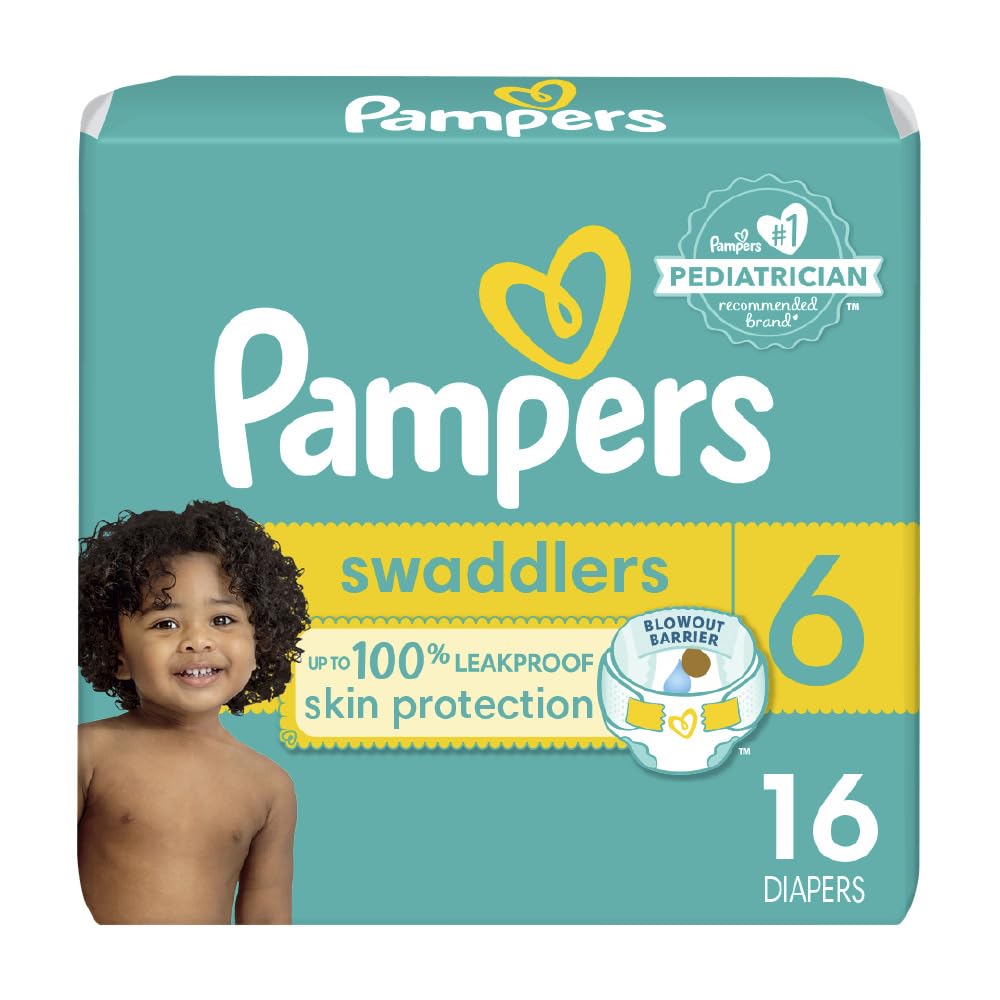 Pampers Baby Diapers - Swaddlers - Size 4, 66 Count, Ultra Absorbent Disposable Infant Diaper
