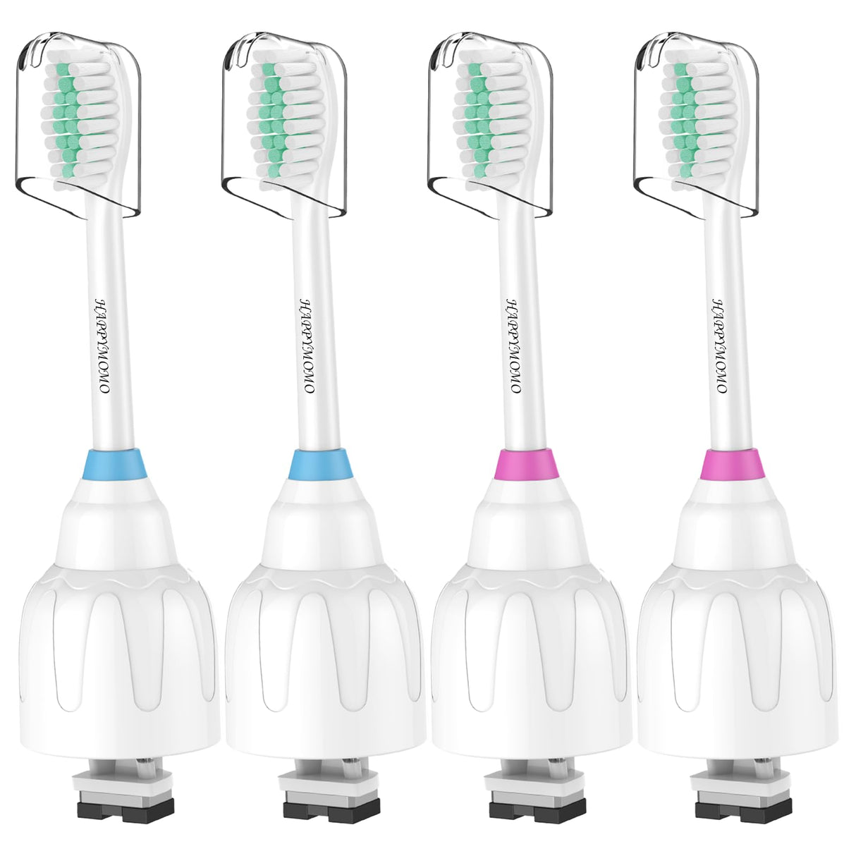 Replacement Toothbrush Heads for Philips Sonicare E-Series/Essence/Xtreme/Elite and Other Screw-on Models, 4 Pack, Dupont Bristles for Effective Cleaning