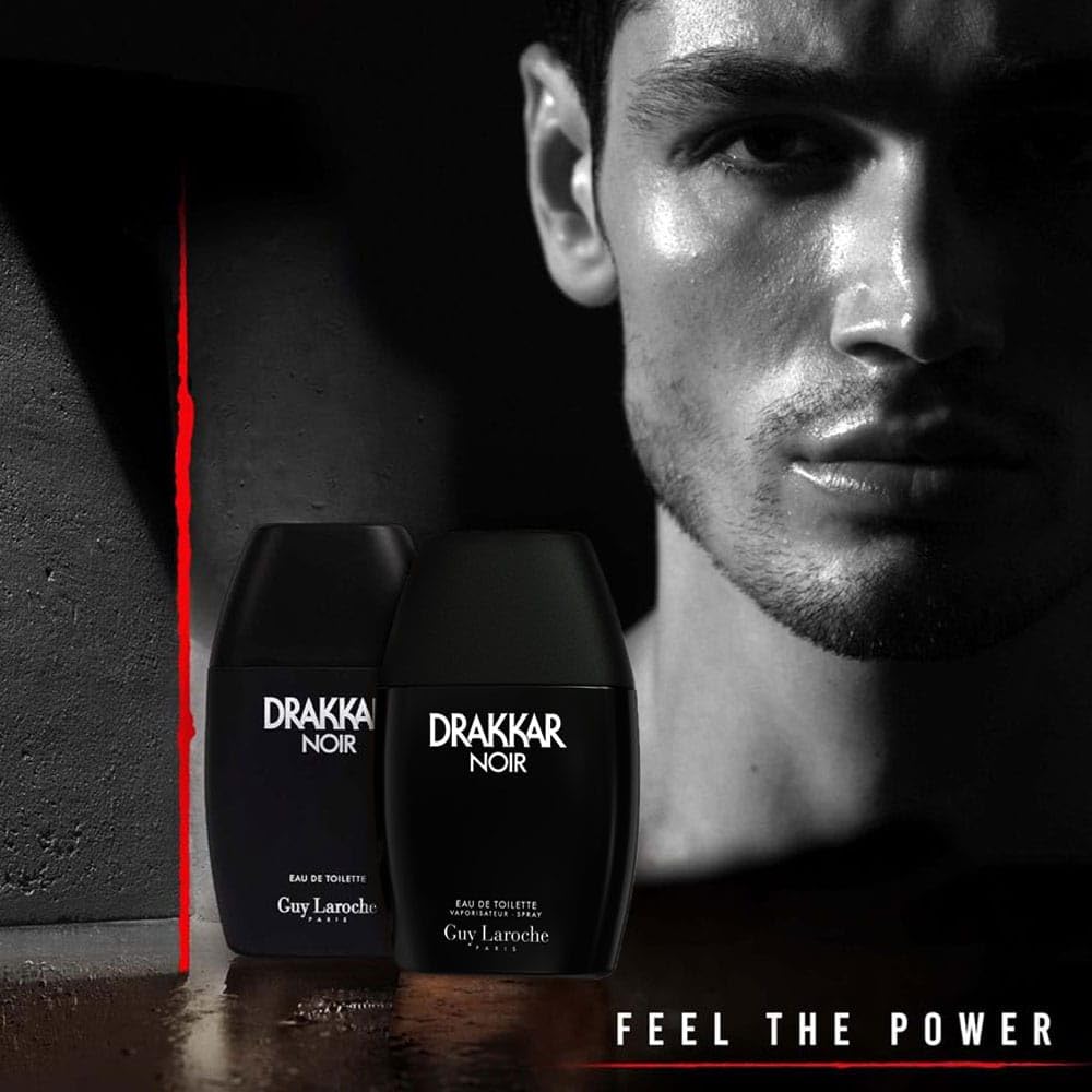 Drakkar Noir Eau de Toilette Spray for Men, Long-Lasting Bold & Masculine Cologne, Perfect for Day and Evening Wear, 2-Pack, 3.4 fl oz Bottles Each - Classic Woody & Spicy Fragrance