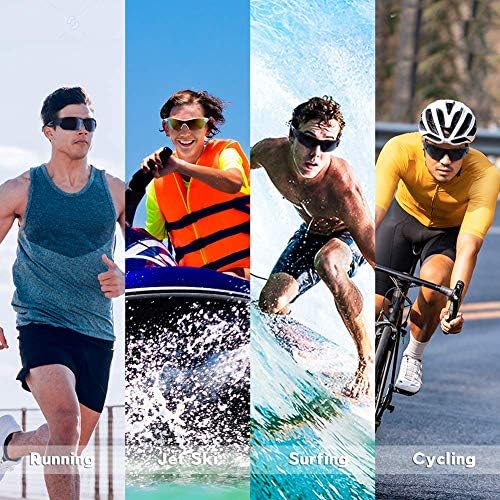 BEACOOL Polarized Sports Sunglasses for Men Women Youth Baseball Fishing Cycling Running Golf Motorcycle Tac Glasses UV400