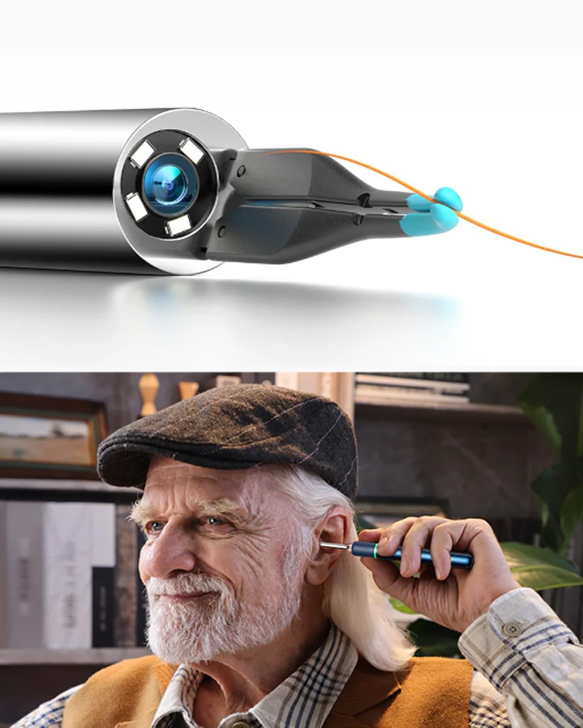 BEBIRD Note 5 Pro Ear Canal Cleaner: FHD Camera with Omnidirectional Tweezers, IoT-Enabled Otoscope Support Remote Videos, Magnetic On/Off Cap, Ear Hygiene StorageBase