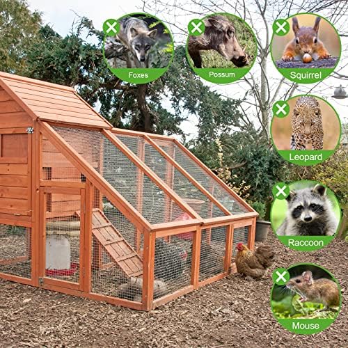 Land Guard 48 inch×100 ft Black Vinyl Coated Hardware Cloth, 19 Gauge 1/2 inch Black PVC Hardware Cloth, Black Welded Wire Fence Supports Poultry Netting Cage Fence…………