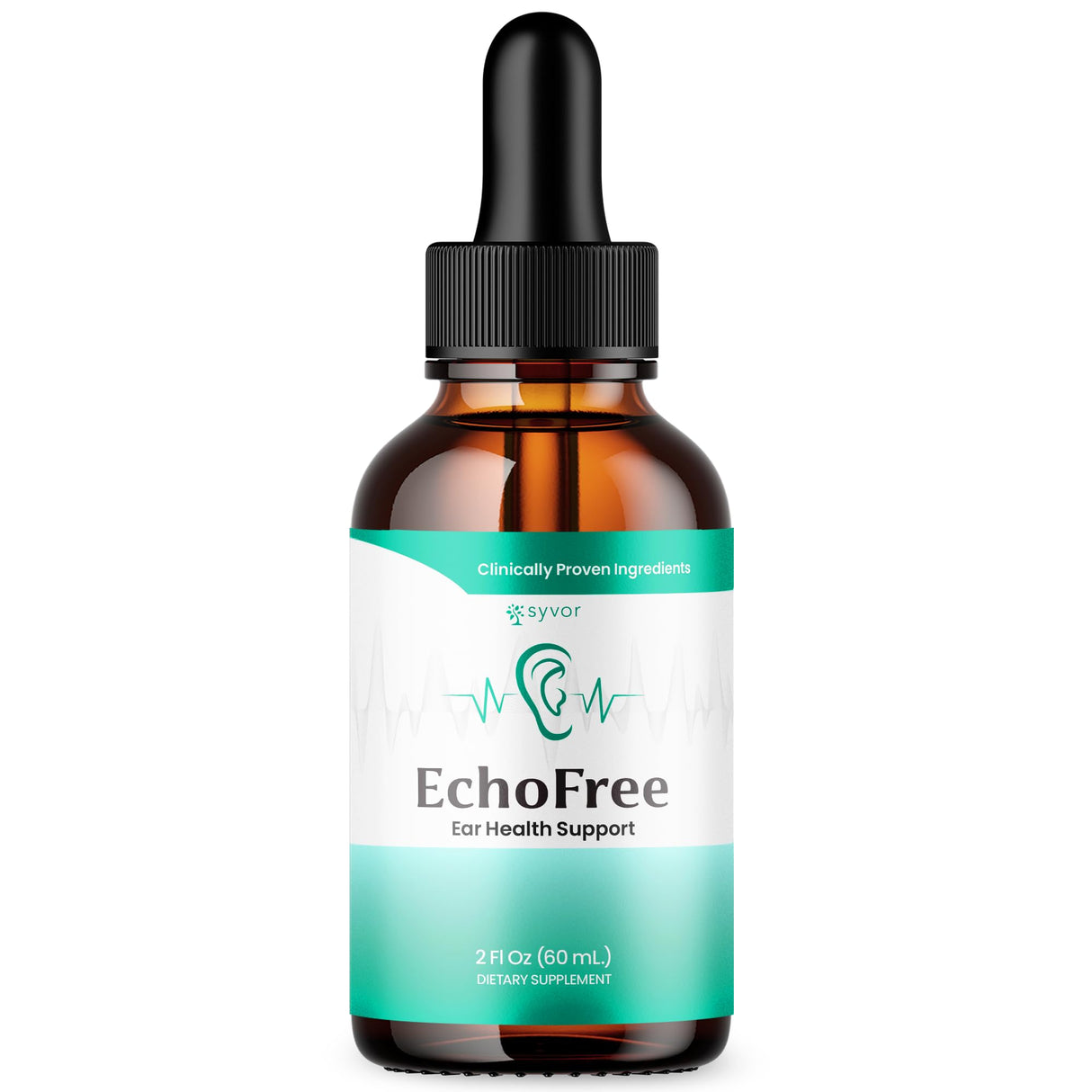 Echo Free Drops, Official Echofree Ear Health Support Liquid Supplement with All Natural Proven Ingedinets, Echo Free Maximum Strength Plant Based Hearing Support for Ringing Ears (30 Servings)