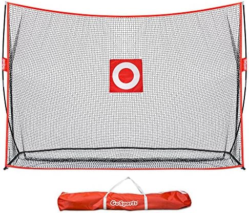 GoSports Golf Practice Hitting Net - Choose Between Huge 10 x7 ft or 7 x7 ft Nets -Personal Driving Range for Indoor or Outdoor Use - Designed by Golfers for Golfers