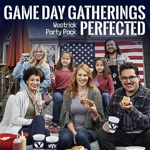 Arizona Wildcats Party Supplies 48 Piece Officially Licensed University Set: 16 oz. Plastic Beverage Cups, 9" Paper Plates, Luncheon Napkins, Complete Party Supplies for 16 Guests by Westrick