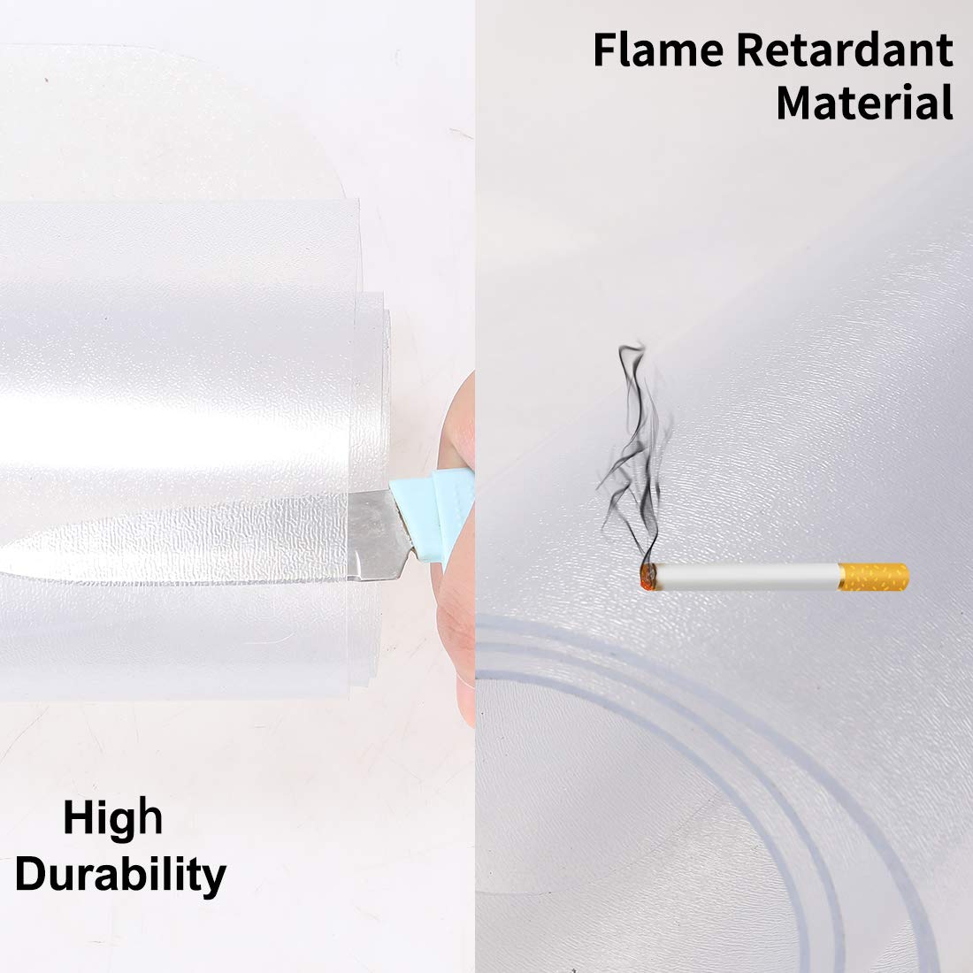 Clear Chair Mat for Hardwood Floor - 36"x48" Heavy Duty Desk Chair Mats for Office Chair - Transparent Computer Floor Mat Office Home Floor Protection Mat for Wood/Tile