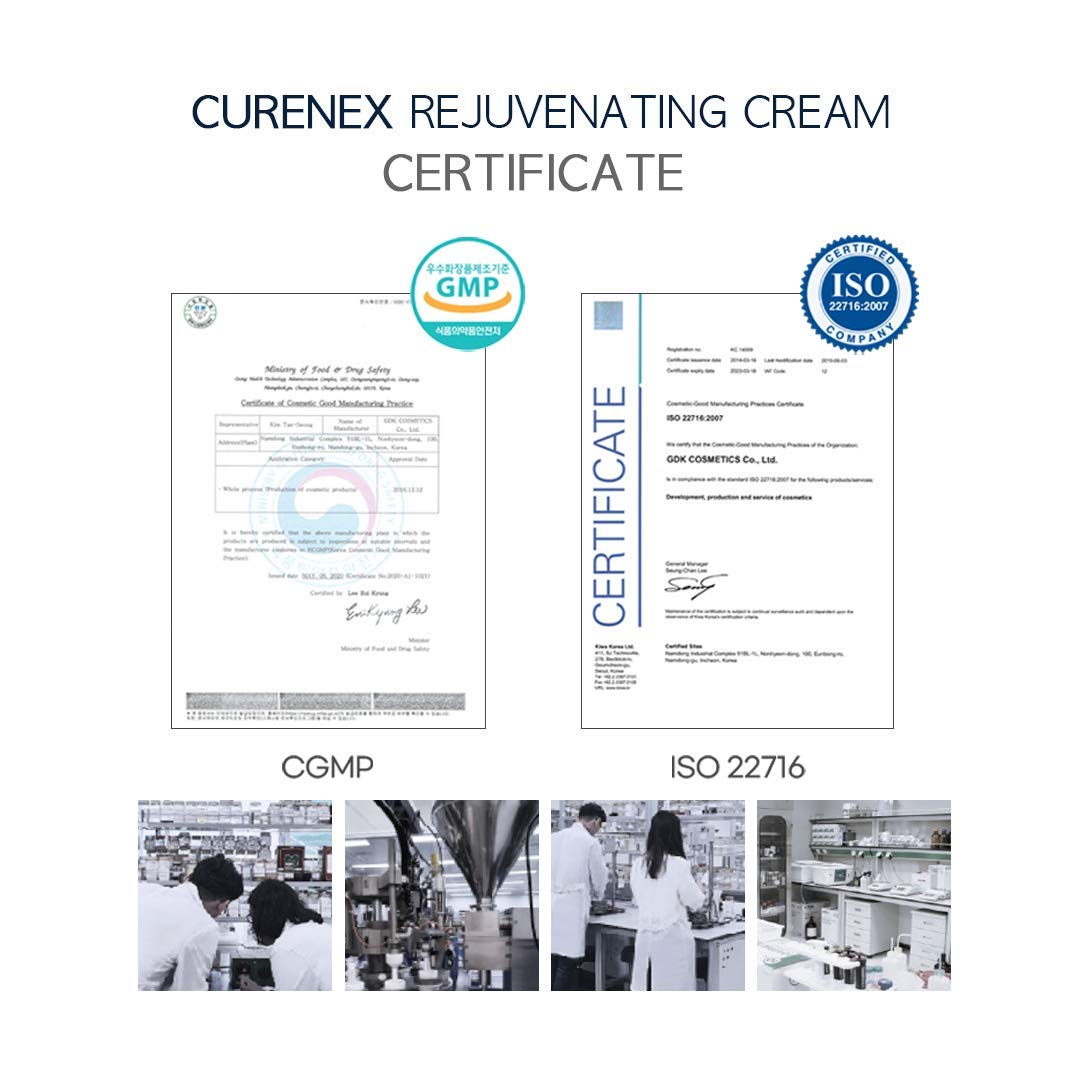 CURENEX REJUVENATING CREAM for Day & Night with PDRN(SALMON DNA)- 4.06Fl Oz
