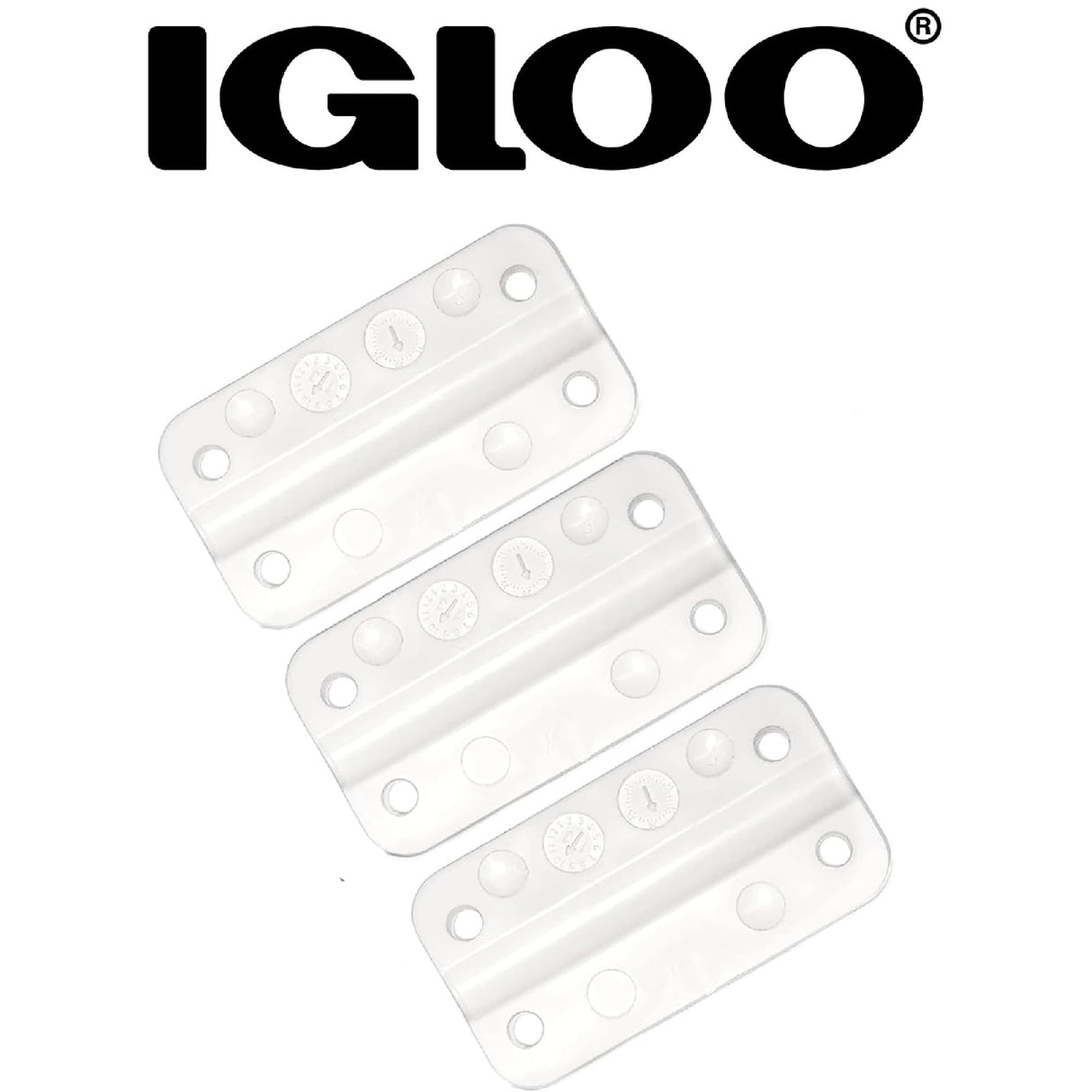 Igloo Cooler Plastic Hinges for Ice Chests (Set of 3) - Made in the USA - Standard Size - Contains UV Inhibitors