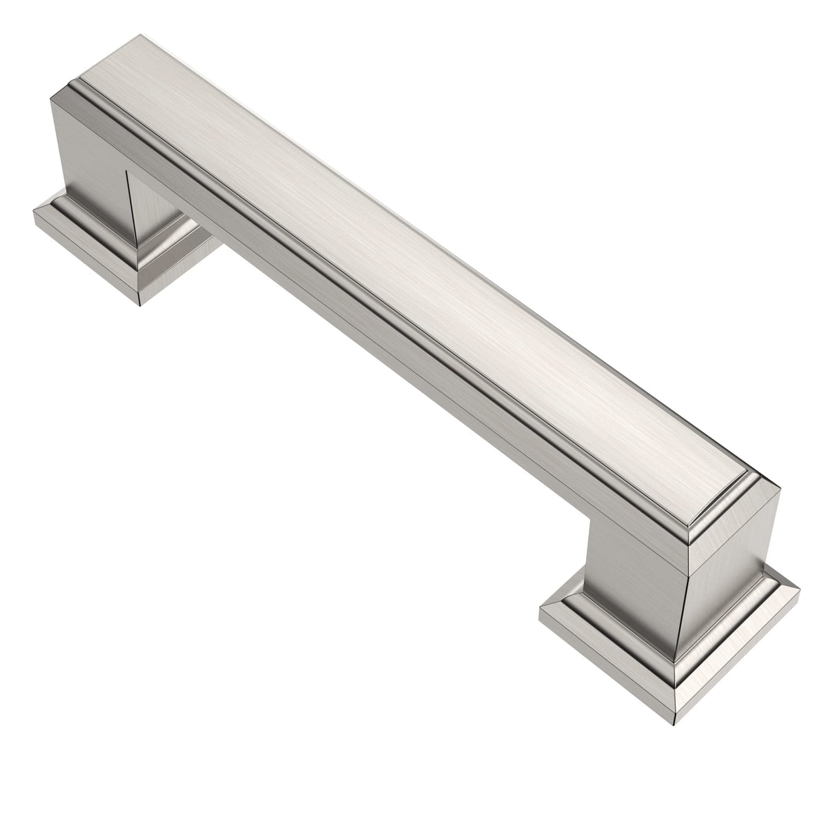 Alzassbg 6 Pack Brushed Satin Nickel Cabinet Pulls, 3 Inch(76mm) Hole Center Cabinet Handles Kitchen Pulls for Cabinets and Drawer AL3071SN