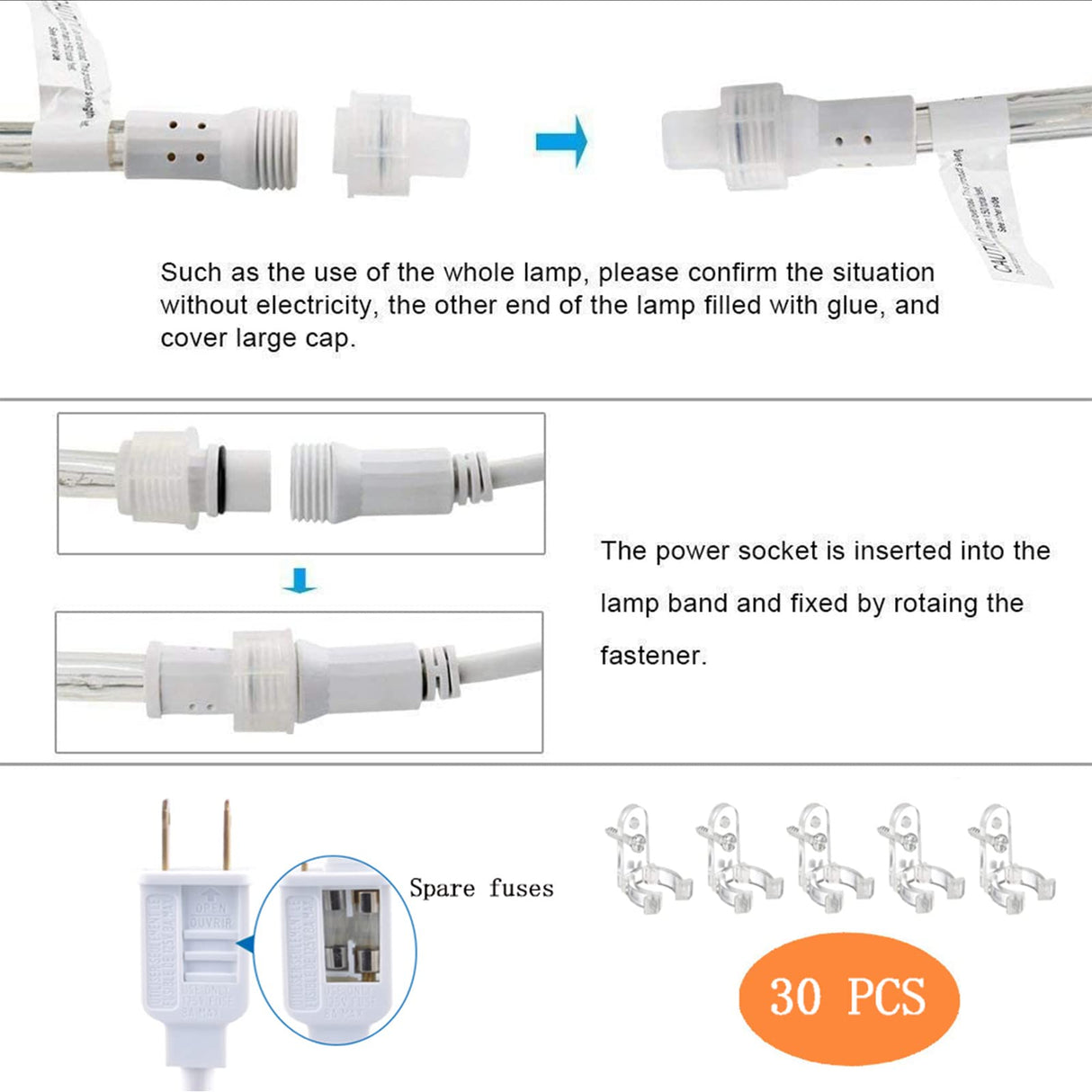 100ft LED Rope Lights Outdoor, 720 LED Connectable and Flexible Tube Lights with 8 Modes, Waterproof LED Rope Lighting for Garden, Patio, Pool, Bedroom, Party, Indoor Outdoor Christmas Decor (Green)