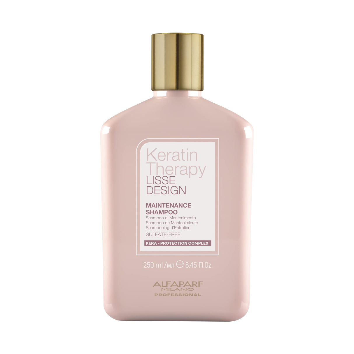 Alfaparf Milano Lisse Design Keratin Shampoo and Conditioner Set - Sulfate Free - Anti-Frizz - Maintains & Enhances Professional Keratin Therapy Treatment - Keeps Hair Smooth & Straight
