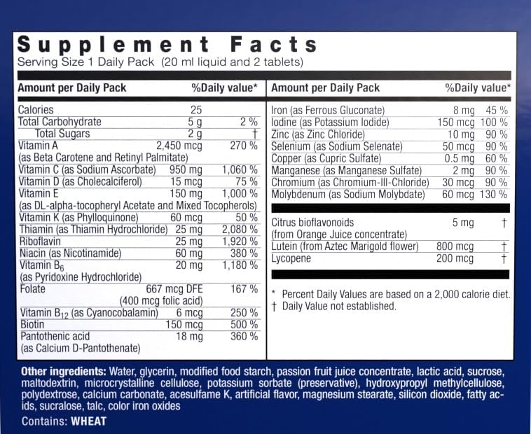 Orthomol Immun Vial, Immune Support Supplement,Capsule 30-Day Supply, Vitamins A, B, C, D, E, Zinc, Iodine