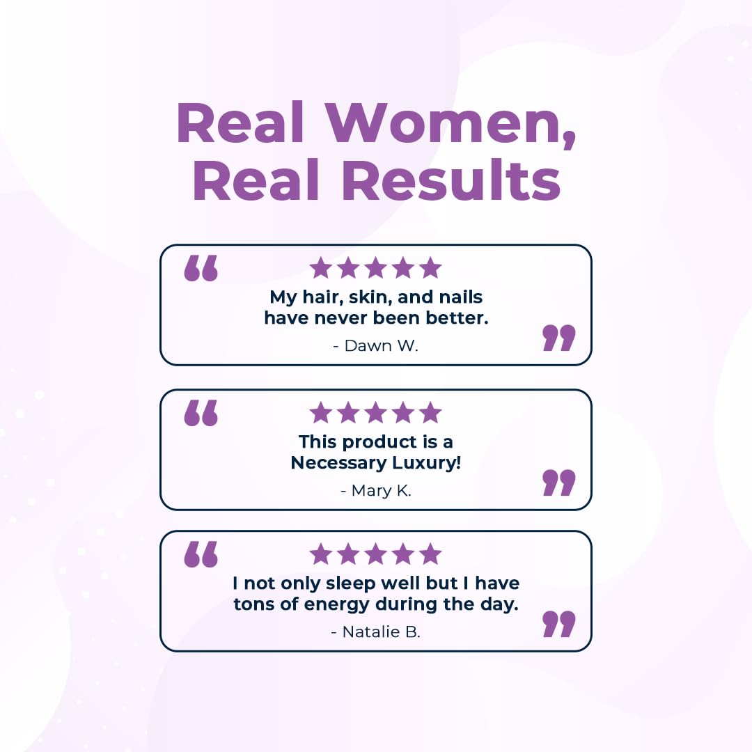 VitaMedica Anti-Aging Formula 4-in-1 Health and Beauty Supplement | Anti Aging Supplement for Women and Men | Healthy Hair, Skin, and Nails | Natural Energy & Restful Sleep | 30 AM & PM Packets