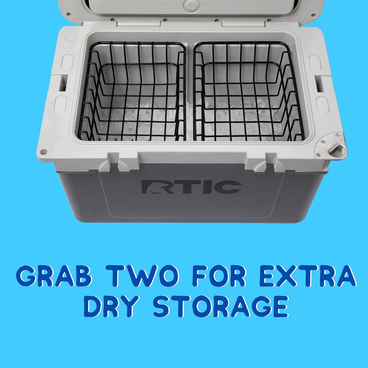 32 Qt. Cooler Basket for RTIC 32 Qt Ultra-Light Coolers - Compatible with Dividers, Inserts, Straps, Locks, and Other RTIC Cooler Accessories