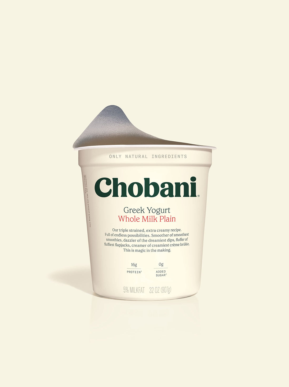 Chobani® Whole Milk Plain Greek Yogurt 32oz