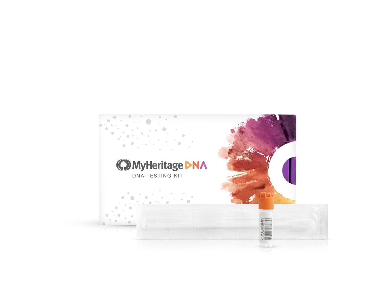 MyHeritage DNA Test Kit: Genetic Testing for Ancestry & Ethnicity Covering 2, 114 Geographic Regions and DNA Matching to Relatives