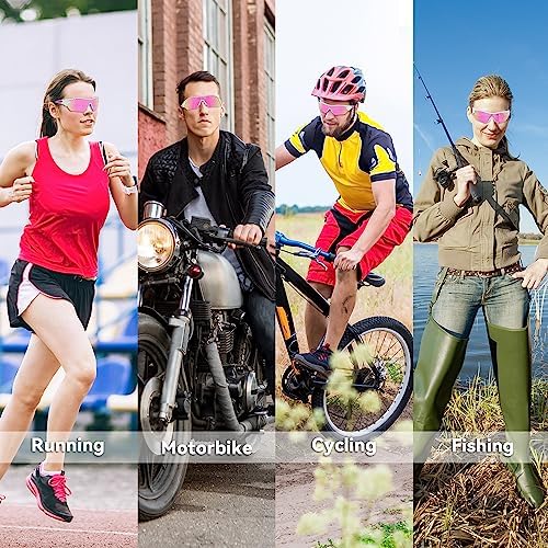 BEACOOL Polarized Sports Sunglasses for Men Women Youth Baseball Cycling Running Driving Fishing Golf Motorcycle TAC Glasses