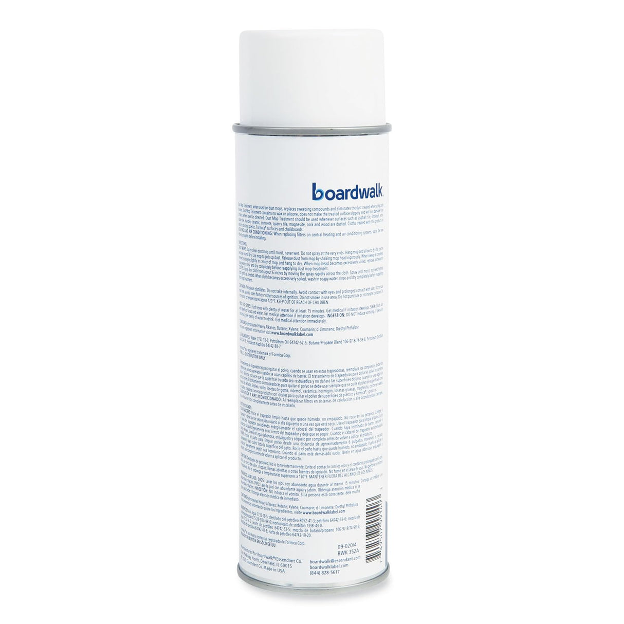 Boardwalk Dust Mop Treatment, 17 oz Aerosol Spray, for Push Brooms, Will Not Damage Floors, Non Slippery, Multi Surface, Pine Scent