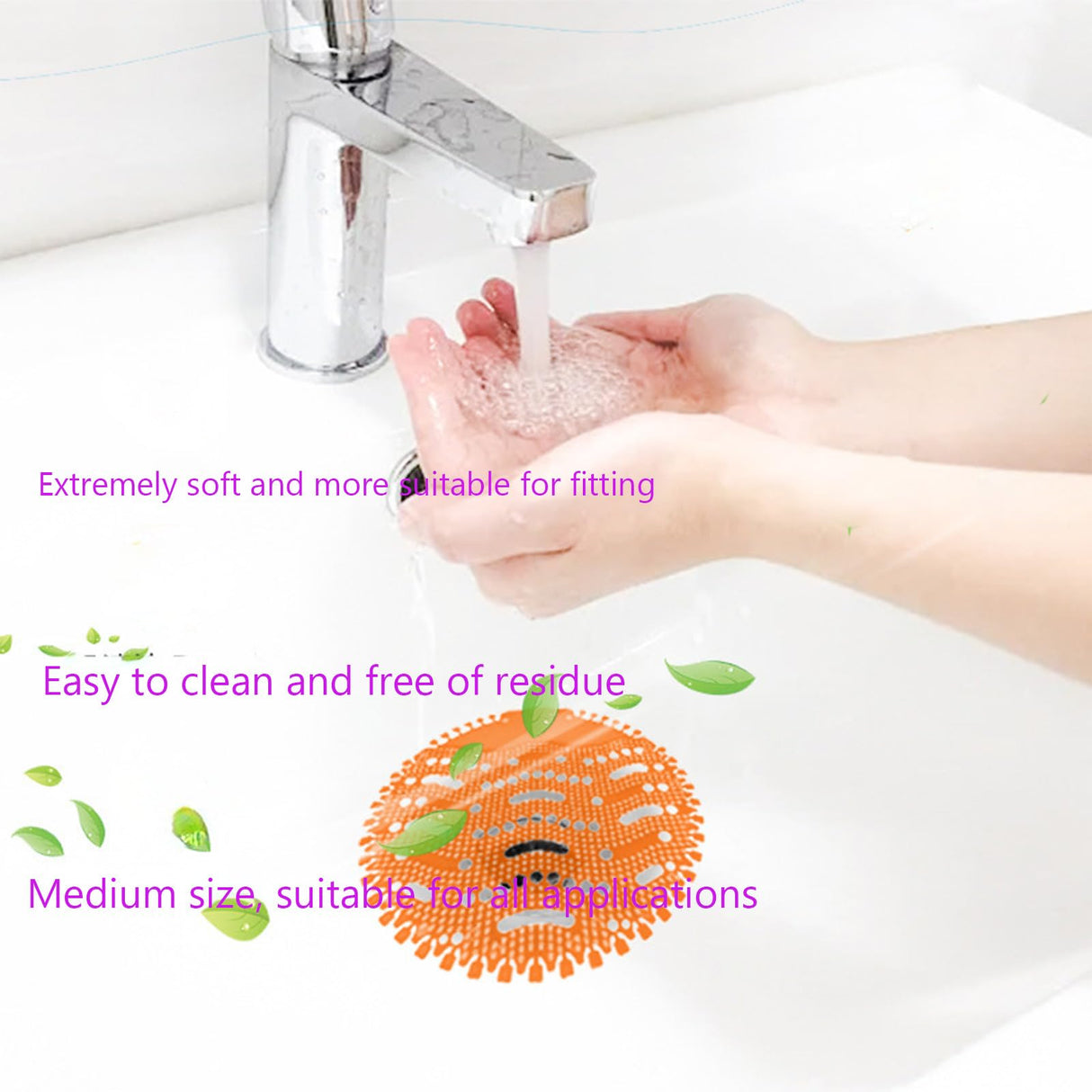 12-Pack Urinal Screen Deodorizer Mat, urinal cake 4 Fresh Scents, Anti-Splash Design for Commercial Bathrooms