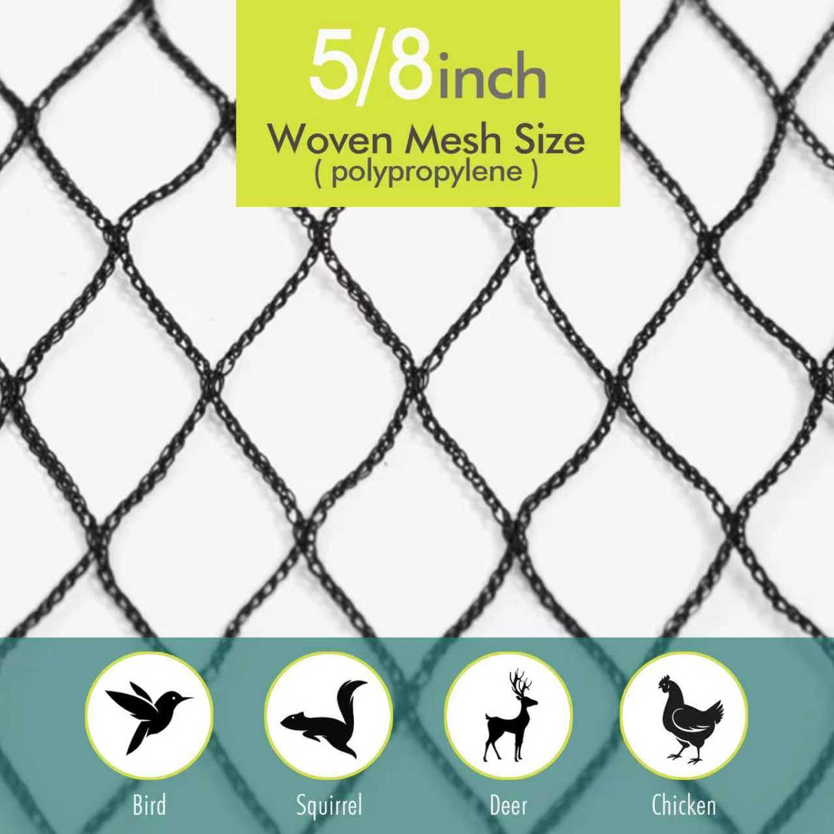 Bird Netting for Garden, Fetanten 13 x 40 FT Netting for Garden Protection
