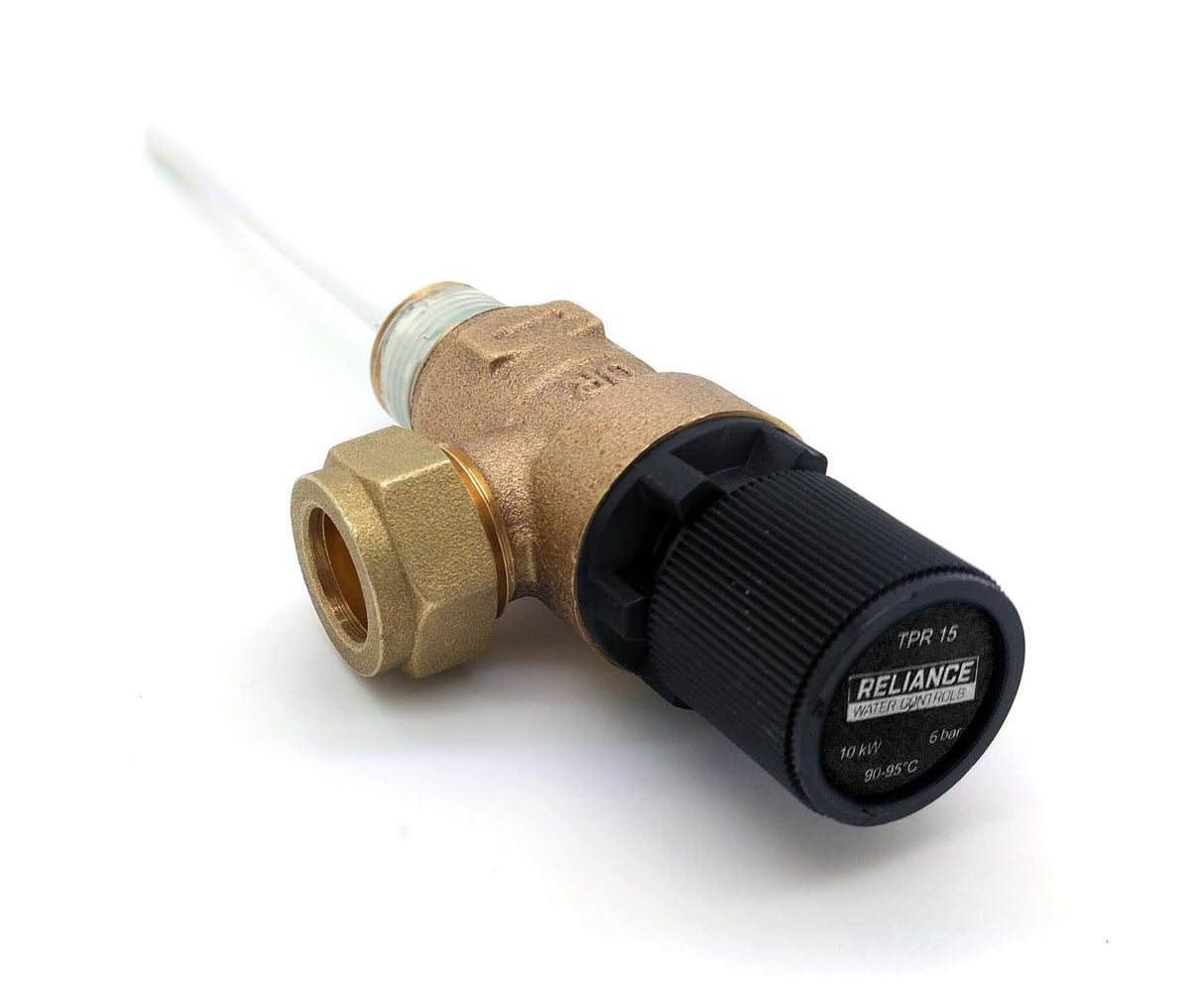 Reliance Water Controls TPR 15 6.0 Bar 90-95 DegC - Temperature Pressure Relief