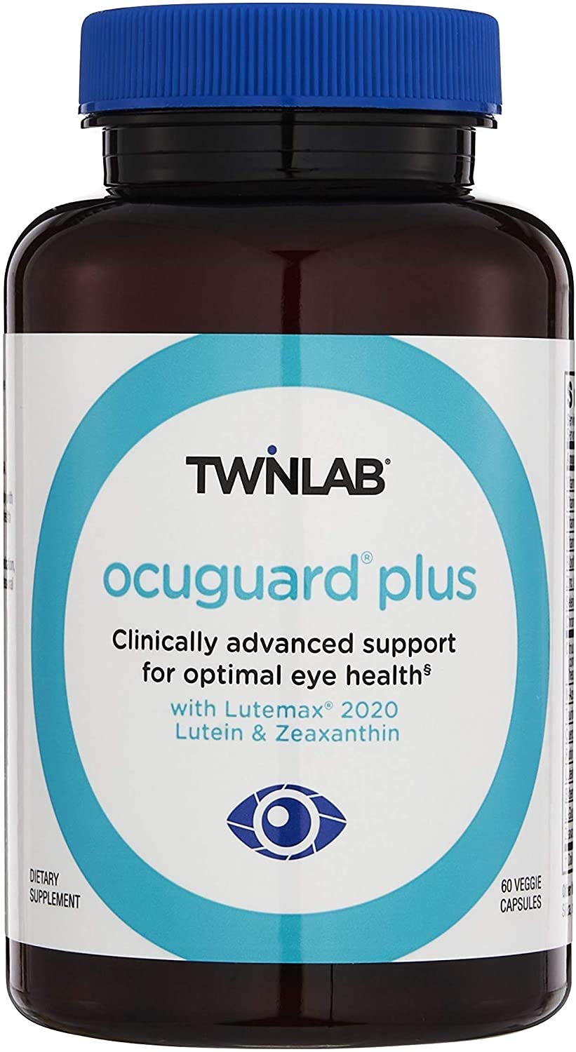 Twinlab Ocuguard Plus - Eye Supplement with Zinc, Vitamin A, C & D - 60 Veggie Capsules
