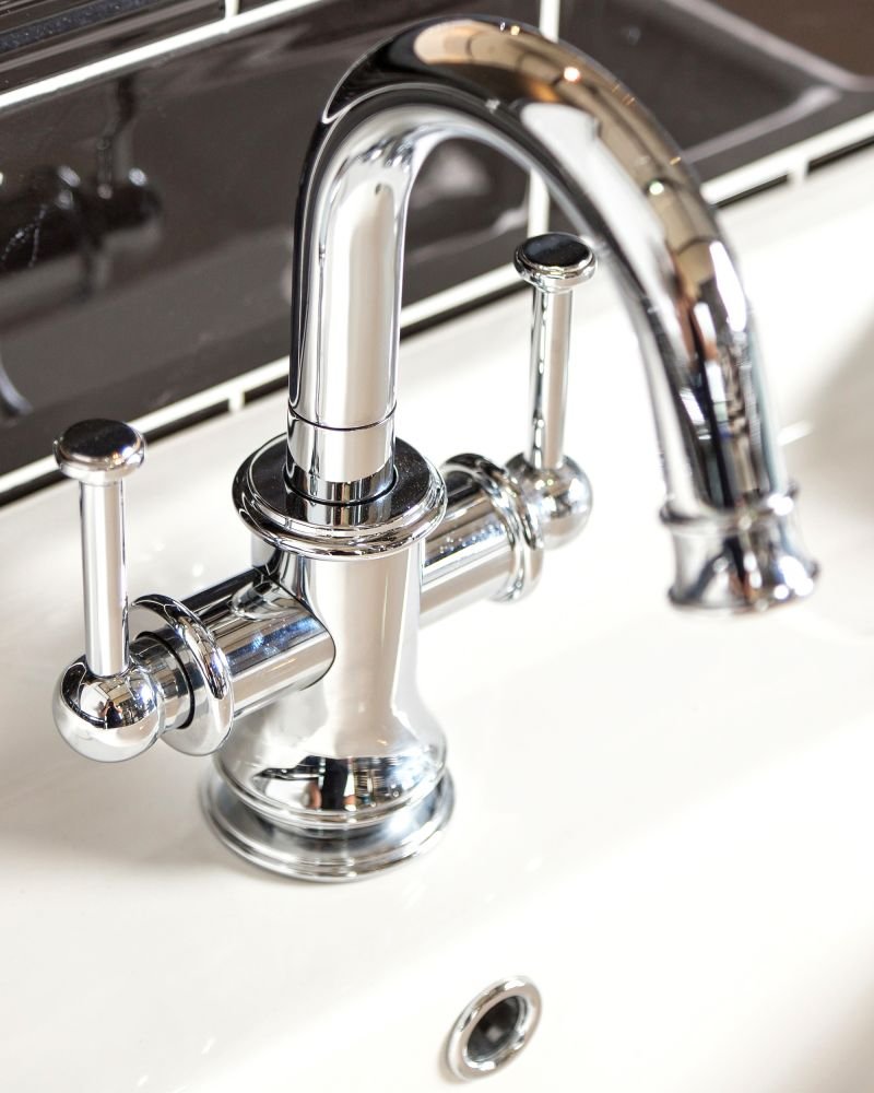 Spoutford Bathroom Traditional Chrome Plated Basin Sink Mono Tap Includes Click Clack Waste